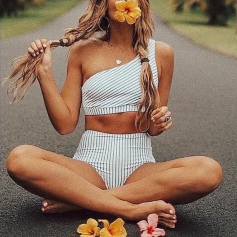 Albion Breezy Stripe 2 piece swimsuit